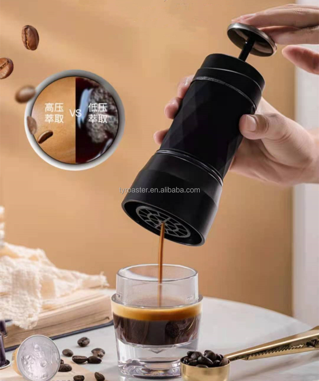 Espresso Coffee Machine Home Coffee Maker Coffee Machine Automatic OEM Cup Hot Steel Stainless Logo Power Style Tank Sets Parts