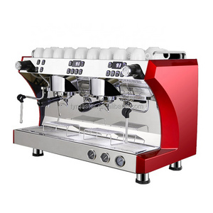 Professional China Automatic Commercial Coffee Maker Barista 2 heads Espresso Coffee Machine For Sale