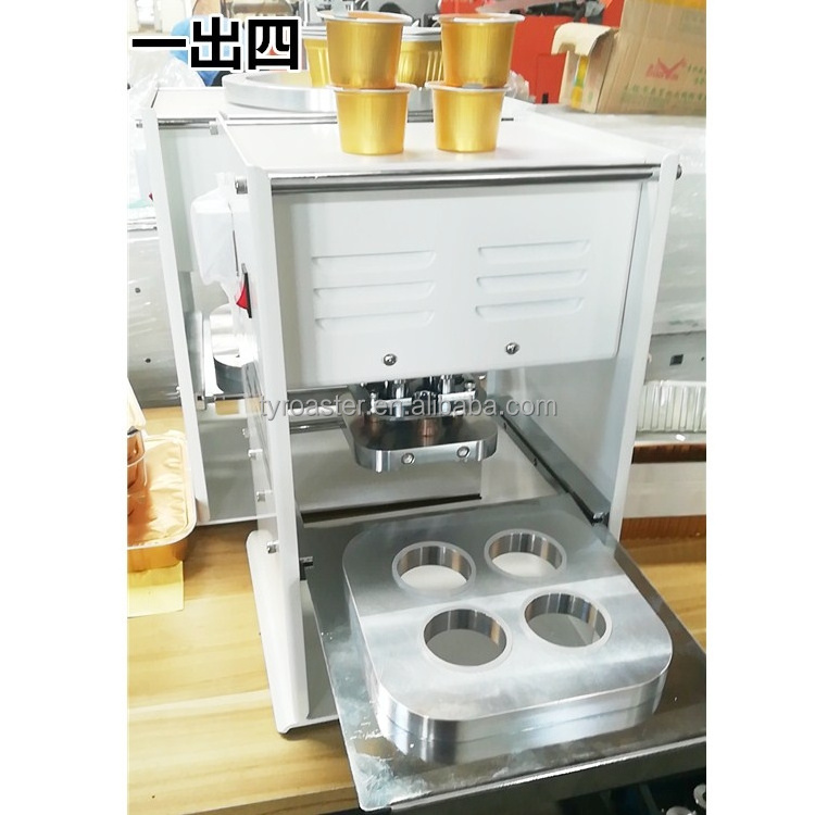 k cup coffee Nespresso Aluminum Coffee Capsules Heat Sealing Machine nespresso capsule filling and sealing machine