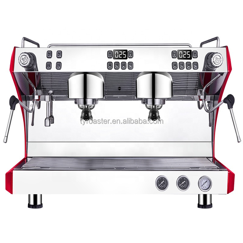 Professional China Automatic Commercial Coffee Maker Barista 2 heads Espresso Coffee Machine For Sale