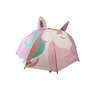 17.5  inch manual  open safety open  Animal Design Kids Umbrella, children umbrella, kids umbrella  unicorn umbrella