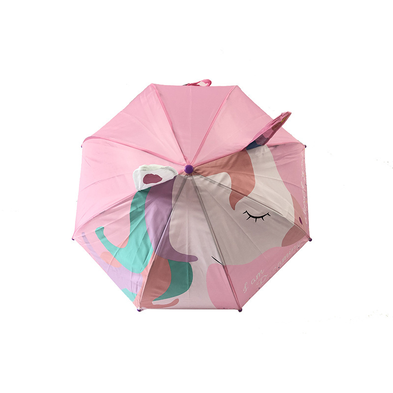 17.5  inch manual  open safety open  Animal Design Kids Umbrella, children umbrella, kids umbrella  unicorn umbrella