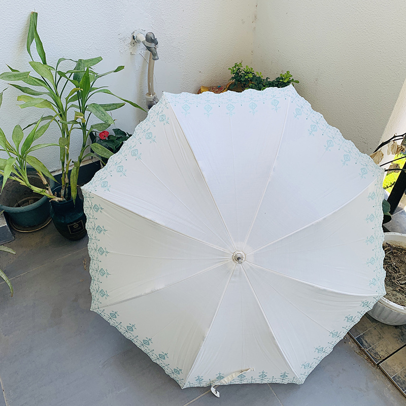 INS Parasol UV Protection  Folding Umbrella Lace Umbrella 3  Folding UV Reduction Blocks Over 99%