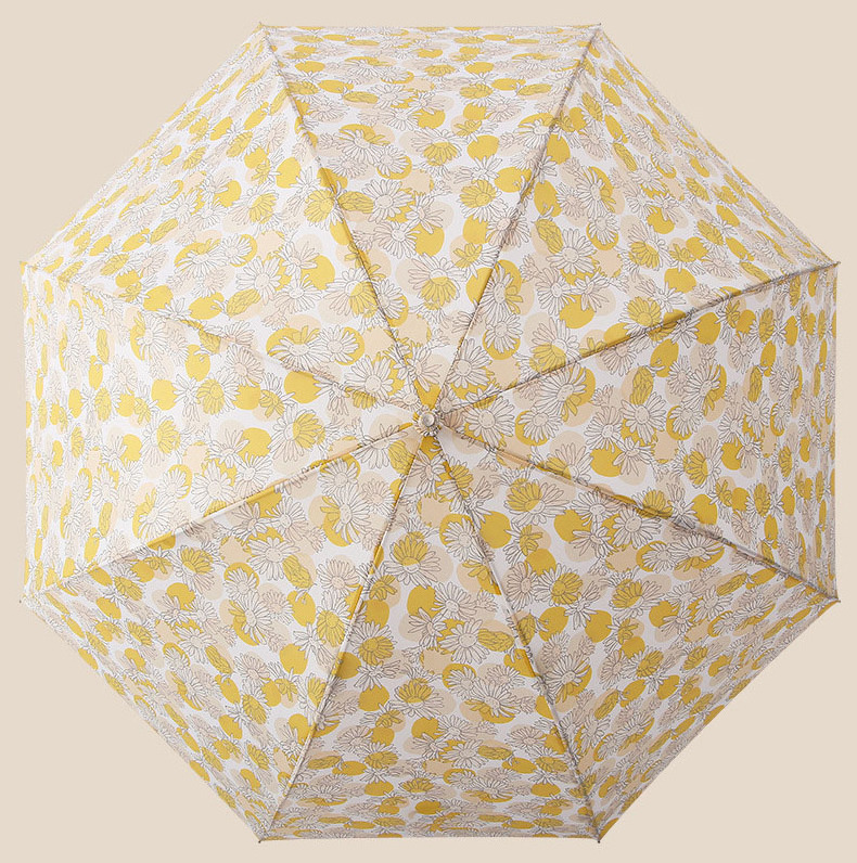 Auto Open Sunny And Rainy Straight Umbrella With Satin Fabric