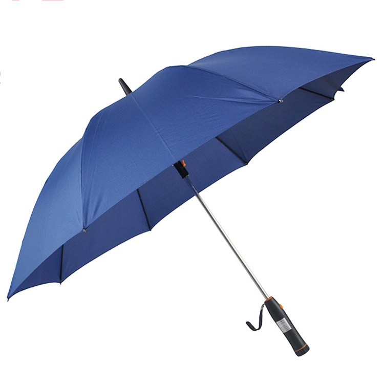 Multi-function hot sale straight umbrella with fan and parasol with fan for summer umbrellas