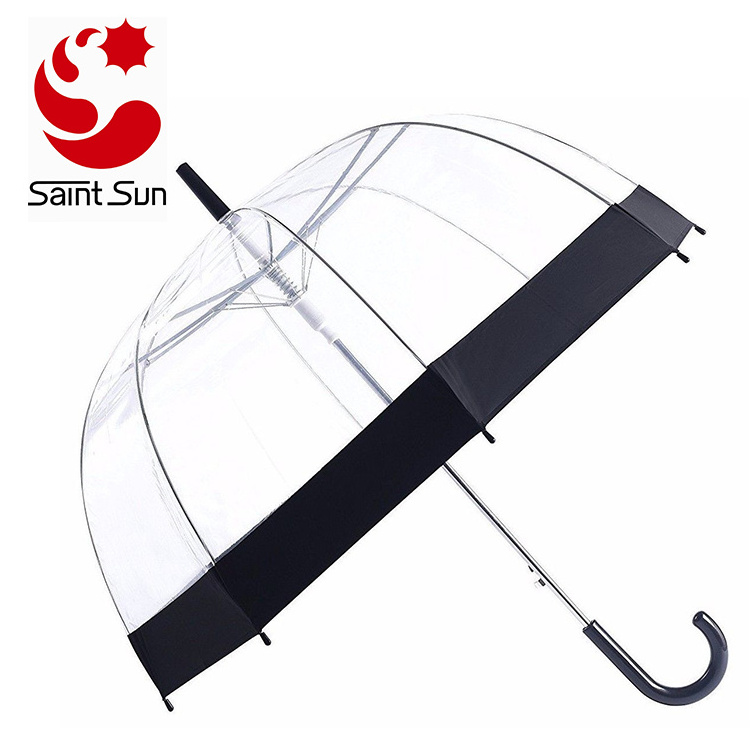 23 inch New Transparent Clear Automatic Open Bubble Dome Umbrella for Wedding Party