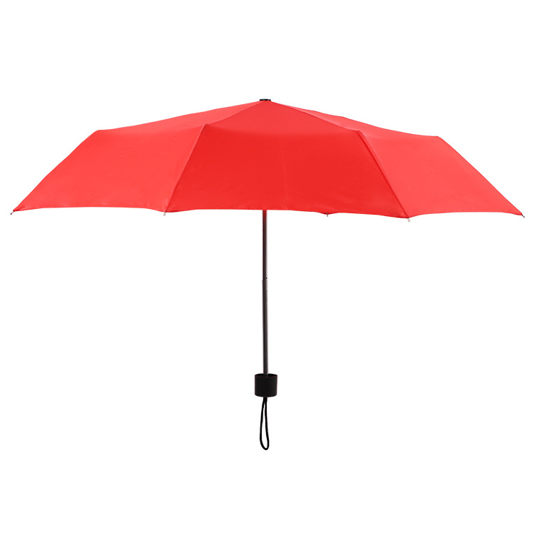 3 Fold Promotional Manual Open Cheapest Foldable Logo Print Disposable Umbrella