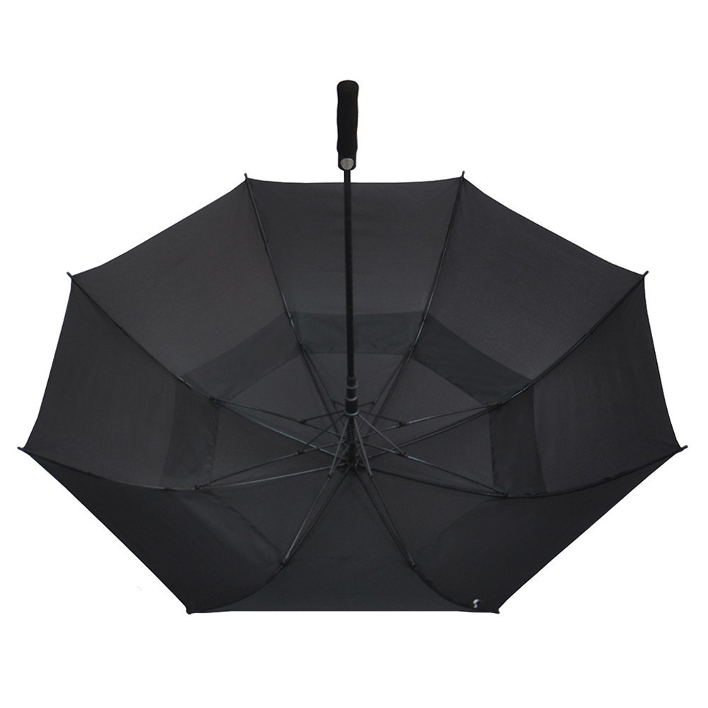 62 Inch Automatic Open Golf Umbrella Extra Large Oversize Double Canopy Vented Windproof Waterproof Stick Umbrellas