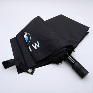 New Innovative 3 Folding Auto Open and Auto Close Umbrella with Tire Handle