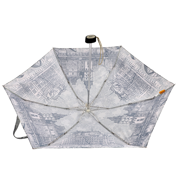 Customized Small Pocket Oil Painting Umbrella