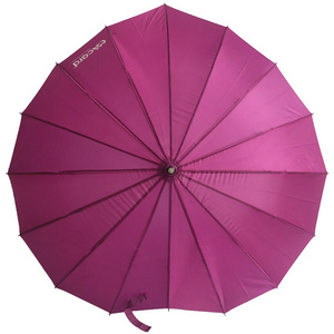 Custom Color Funny Special Heart Shape Fiberglass Wedding Umbrella