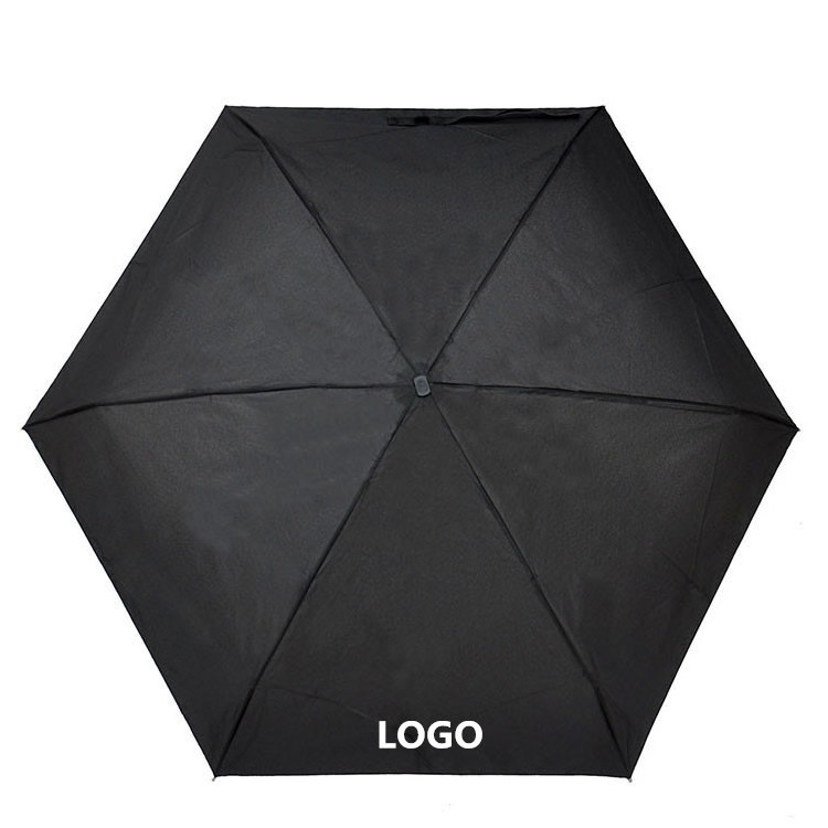 OEM Cell Phone Small 5 Folding Mini Umbrella With Custom Logo