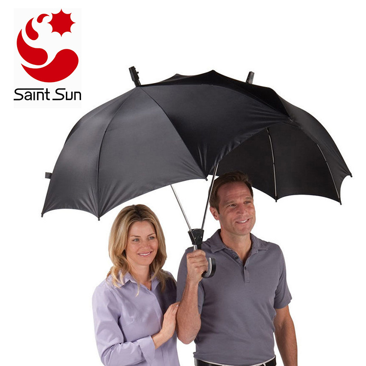 Two-People Modern Novelty Couple Umbrella in 3 Colors