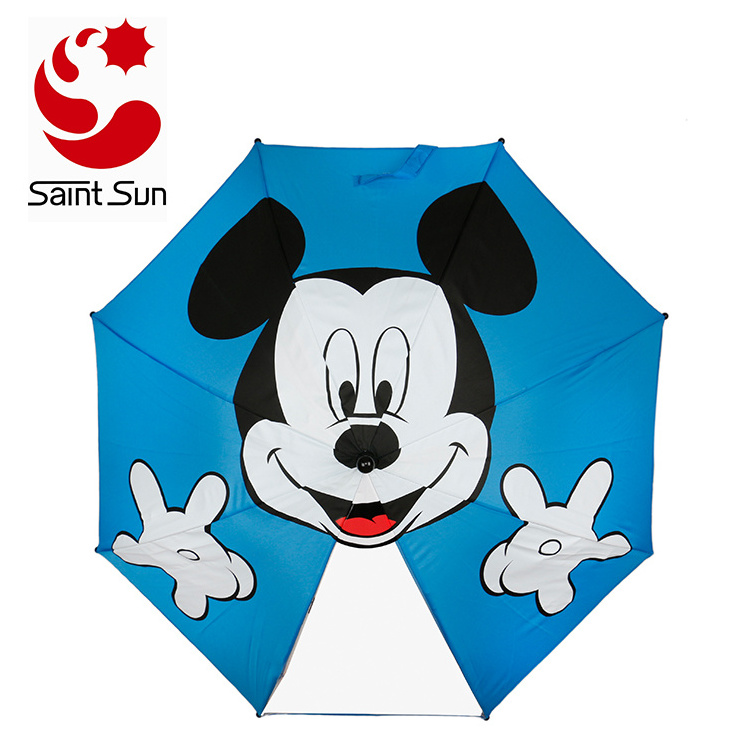 Kids animal print umbrella cartoon character child umbrella