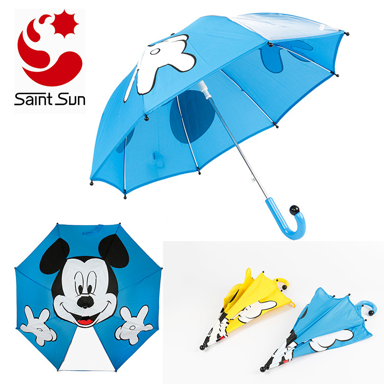 Kids animal print umbrella cartoon character child umbrella