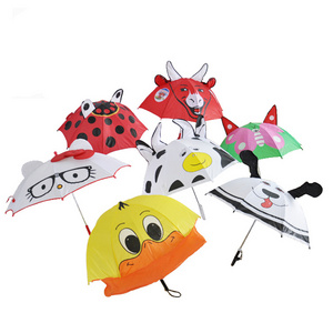 Straight 3D Cartoon Kids Umbrella Animal Children Cute Umbrella