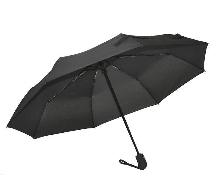 21 Inch Travel Windproof Three Folding  Umbrella With Auto Open and Closed