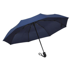 21 Inch Travel Windproof Three Folding  Umbrella With Auto Open and Closed