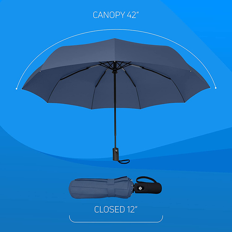 Amazon Hot Selling Item , Foldable Strong Windproof Travel Umbrella