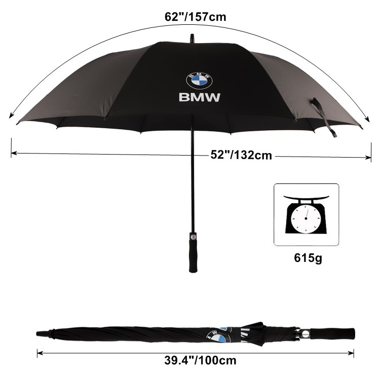 High Quality Travel Promotional Umbrellas , UV Protection Brand Name Golf Umbrella