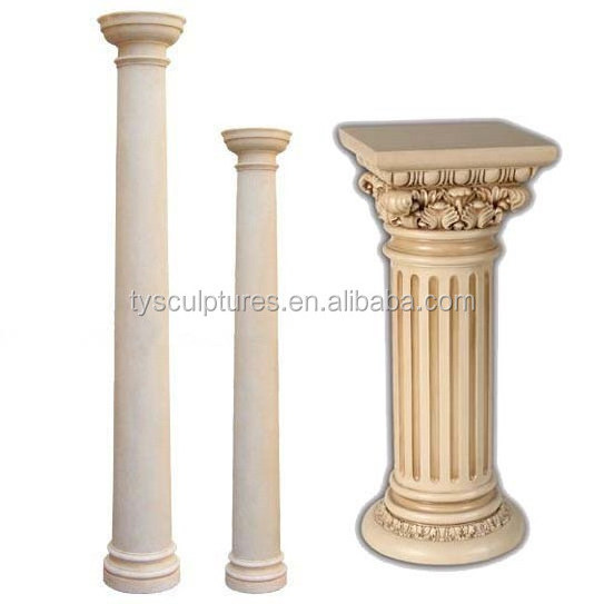 Popular stone column and marble roman pillar granite roman columns for sale