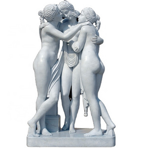 Famous people statue the three graces marble statue for sale