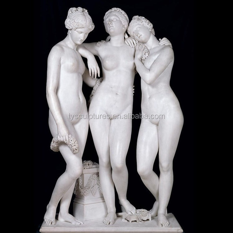 Famous people statue the three graces marble statue for sale