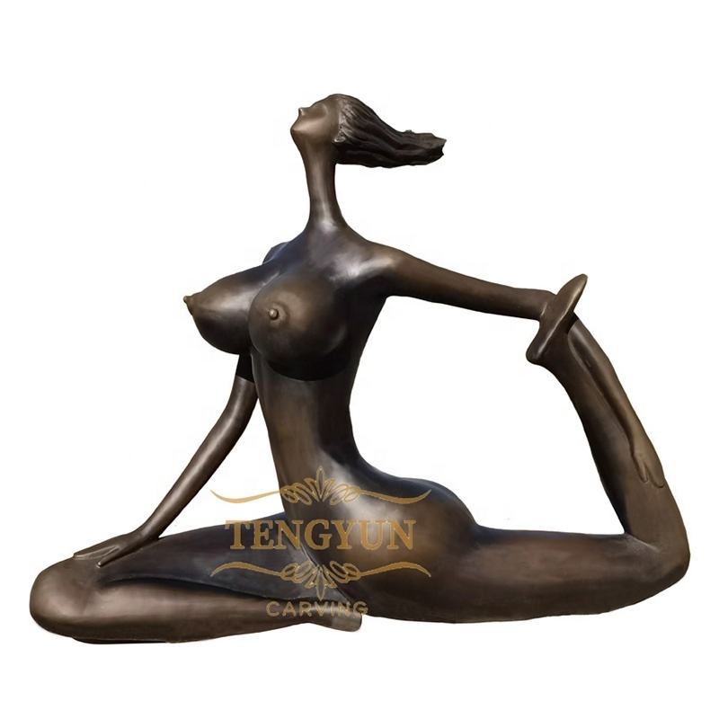 Customize modern abstract bronze woman garden sculpture metal art decorative metal lady sculpture