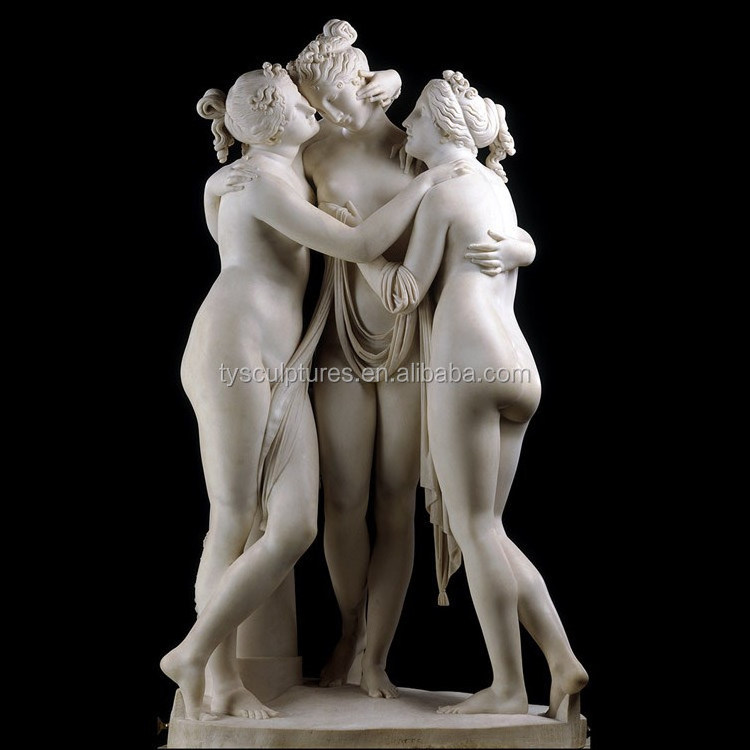 Famous people statue the three graces marble statue for sale