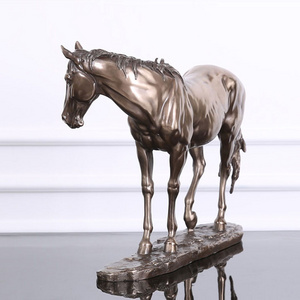 Hot sale resin horse sculpture little fiberglass horse statue