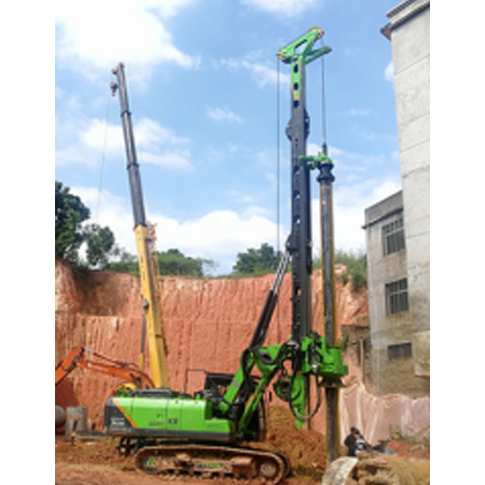 TYSIM KR125A soil condition foundation construction Hydraulic Rotary Drilling Rig