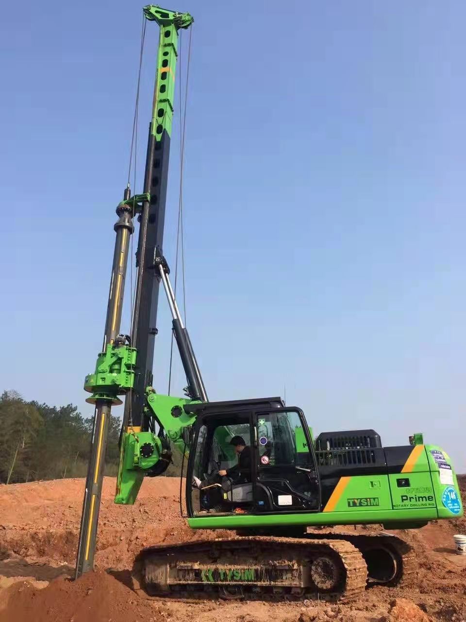 TYSIM Reliable Performance Hydraulic Drop Hammer Bore Pile Machine Rotary Drilling Rig