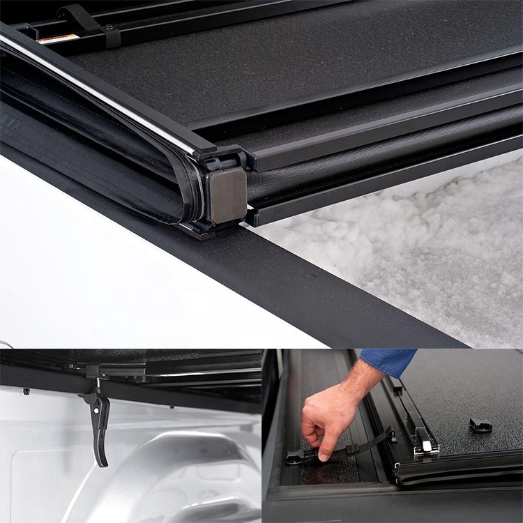 Custom Lock Truck Pickup Bed Tri-fold Hard Folding Tonneau Covers for Different Models