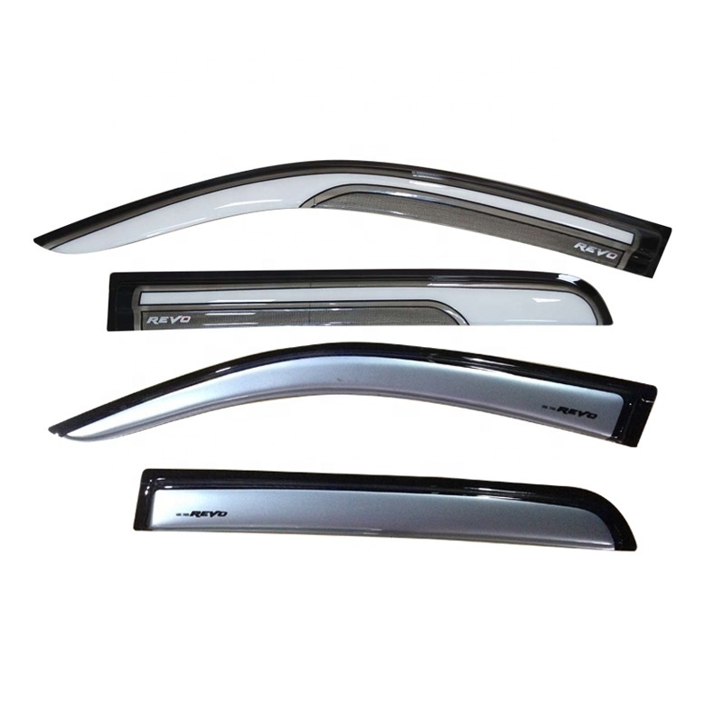 Factory Car Accessories Weather Shield Vent Shade Rain Guard Door Visor Wind Deflector Sun Window Visor for Toyota Hilux Revo