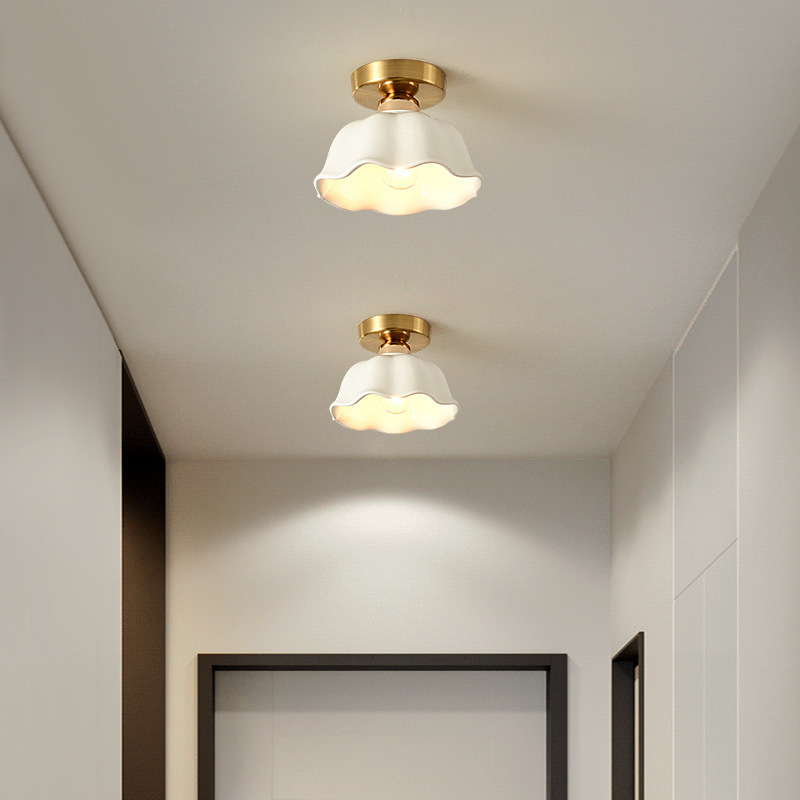 Simple Modern LED Creative Cloakroom Balcony Lights Nordic New Foyer Entrance Stairs Porch Lights Aisle Lights