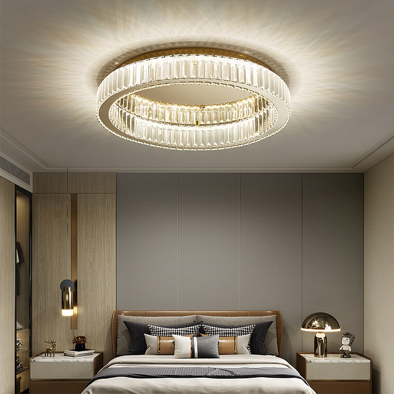 Popular Sales Gold Ceiling Lamp Nordic Light Fixture With Metal Decor-Golden Ceiling Light For Hallway Corridors Restaurant