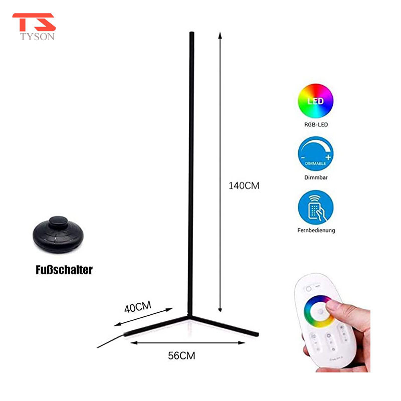 Nordic Modern Designer Minimalist Tripod Light Smart Colour Changing Led Corner Rgb  Floor Lamp Standing  For Living Room