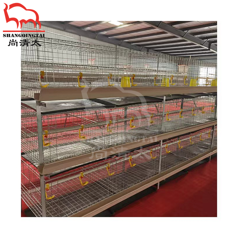 3 tiers hot-dip galvanized chicken coop broiler chicken cage poultry farm equipment battery cages for poultry chicken broiler