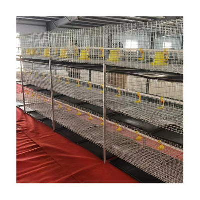 3 tiers hot-dip galvanized chicken coop broiler chicken cage poultry farm equipment battery cages for poultry chicken broiler