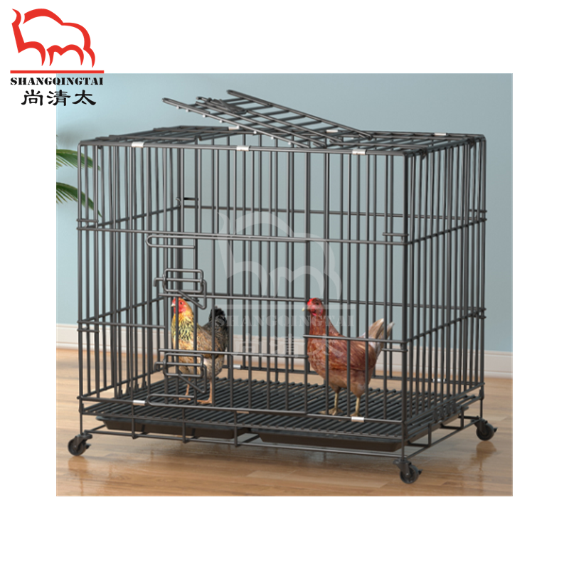 Chicken coop household egg laying automatic feces clearing and egg rolling chicken cage henhouse folding breeding cage