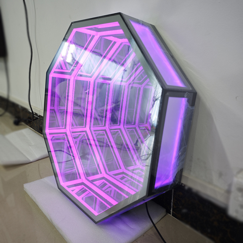 2024 Hot Sale Smart Tunnel Led Wall Light Led Mirror Infinity 3d Mirror 3d Infinity Mirror Led