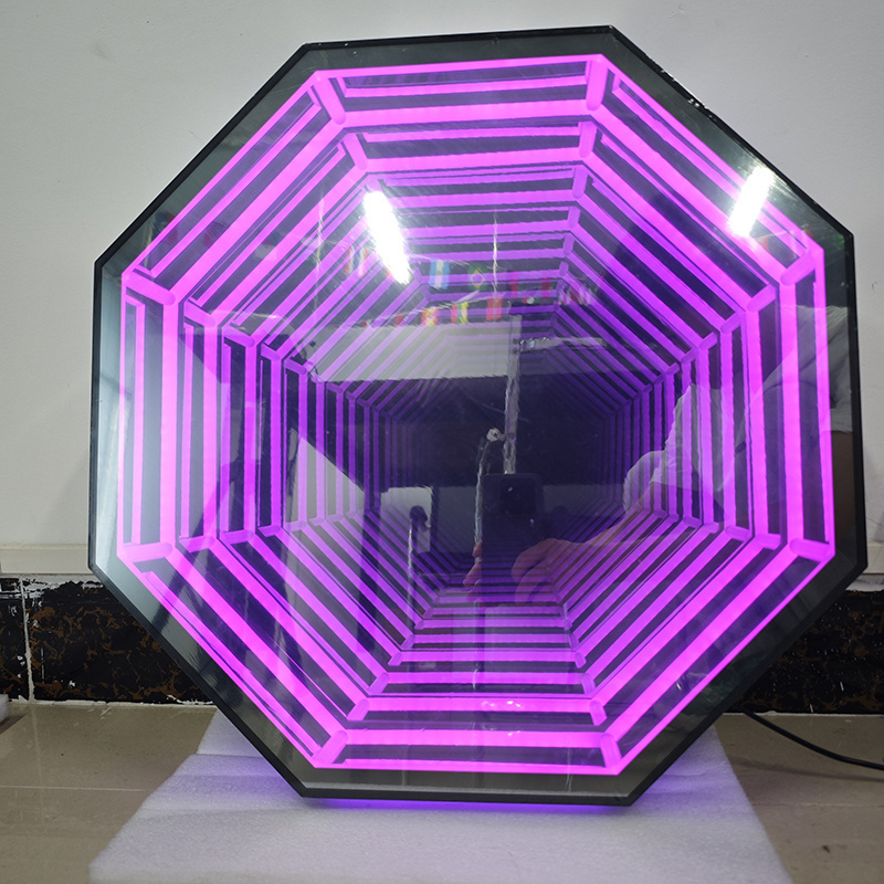 2024 Hot Sale Smart Tunnel Led Wall Light Led Mirror Infinity 3d Mirror 3d Infinity Mirror Led