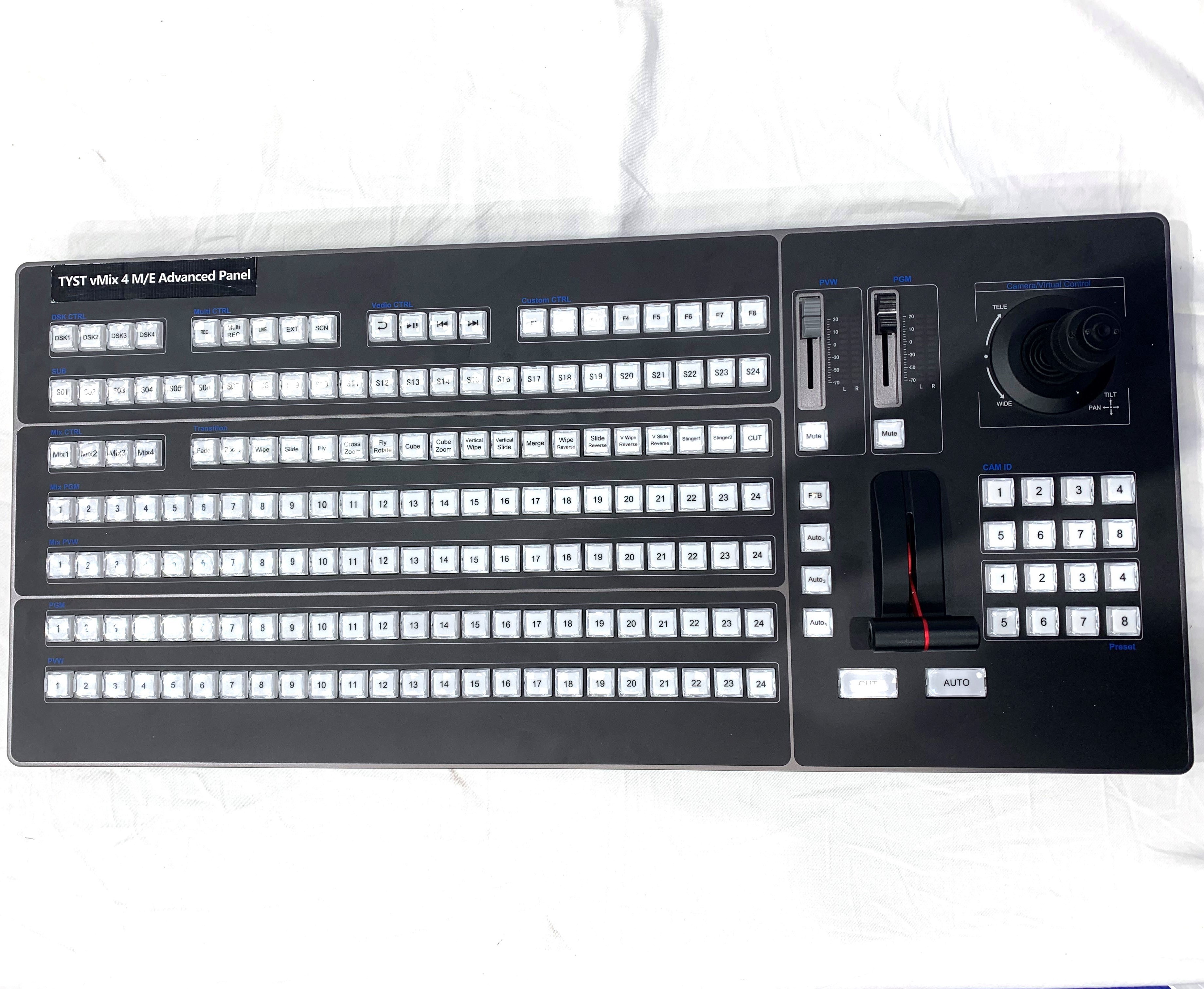 TYSTvideo High quality VMIX Switch Panel Professional equipment for Live Broadcasting Large Switch Advanced Panel