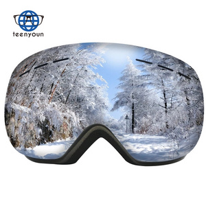 New Ski Glasses Men Women Double Layers Anti-Fog Big Ski Mask UV400 Glasses Protection Skiing Winter Snow Snowboard Glasses