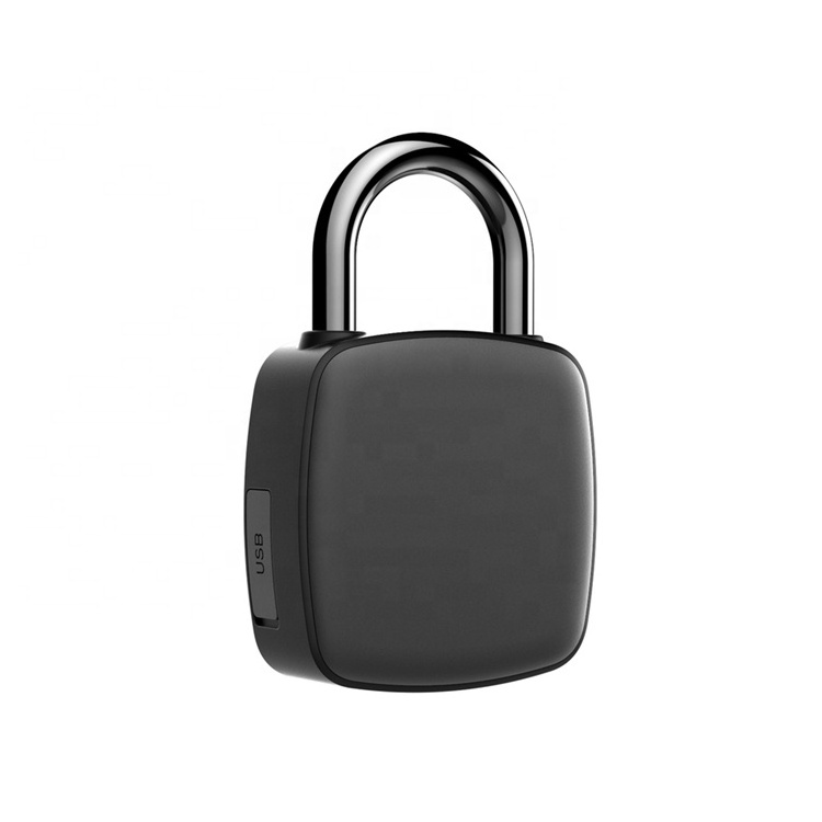 2023 Cute Tuya Smart life Fingerprint Padlock With APP Control