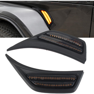 ABS Front Fender Side Marker Light for Jeep Wrangler JL