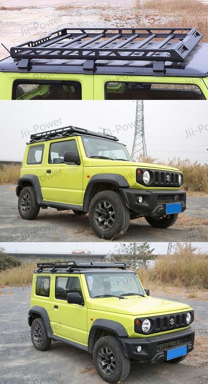 Off-Road 4x4 5 doors Jimny  Side steps tailgate ladder Roof Racks Luggage Carrier For Suzuki Jimny 2019+ Gen4 Sierra JB74w JB64w