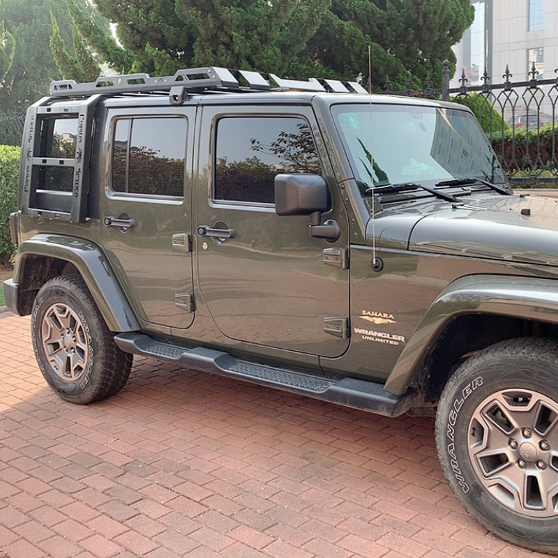 Roof rack With ladders with/without lights for Jeep Wrangler JK 2007-2017