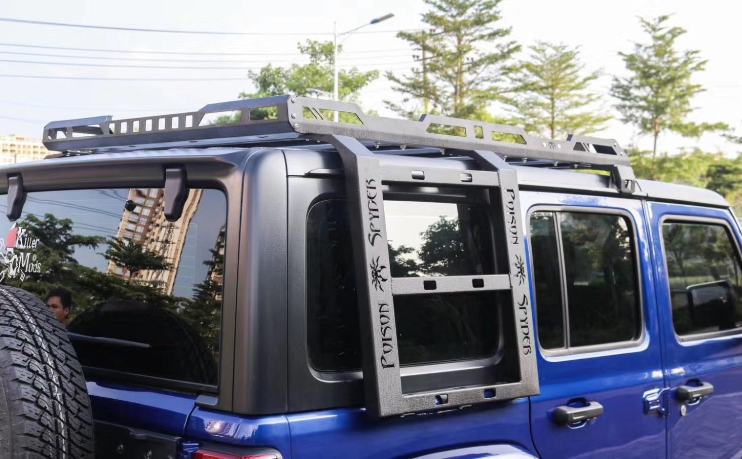 Roof rack With ladders with/without lights for Jeep Wrangler JK 2007-2017