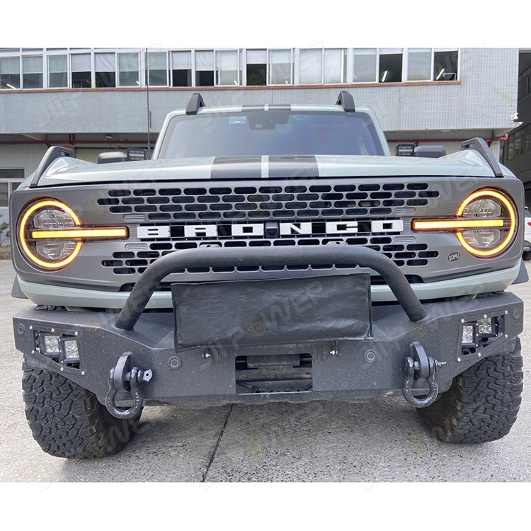 Raptor style LED Headlight for ford Bronco 2020+ Lighting High/Low Beam Bulb